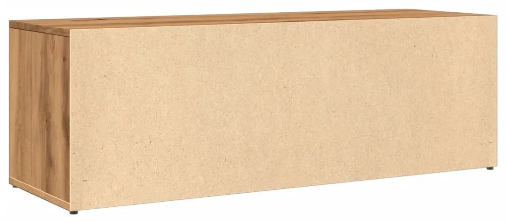 kézműves tölgy színű szerelt fa cipőtároló pad 105 x 35 x 35 cm