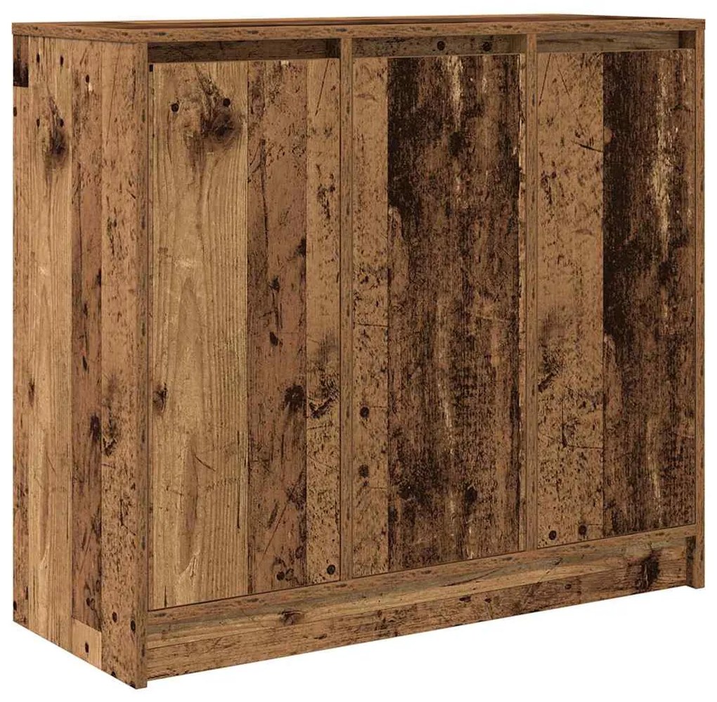 antik fa szerelt fa tálalószekrény 85x34x76 cm
