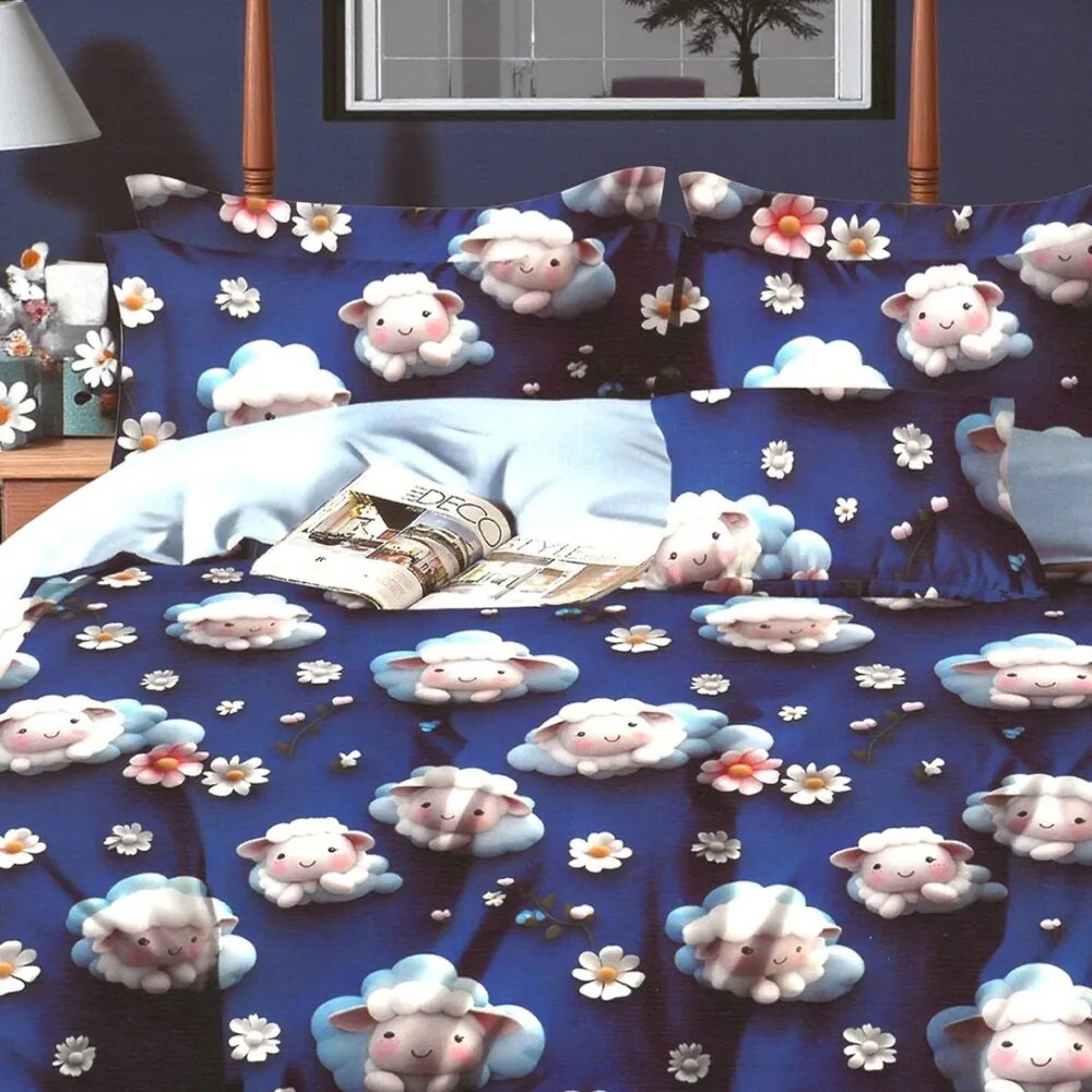 Gyerek ágyneműhuzat NINO SHEEP 100x140 cm