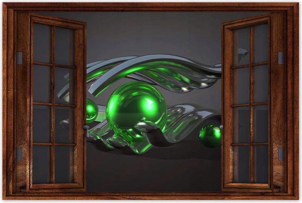 Poszterek 120x80 Lime gömb az ujjakban