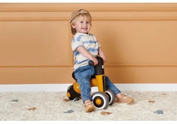 KINDERKRAFT MINIBI Premium futóbicikli narancs/szürke