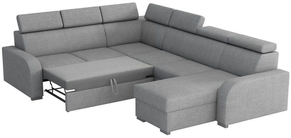 Sarokkanapé U Lyseri 2rR2pLC (sötétkék) (tárolóhellyel). 1104927