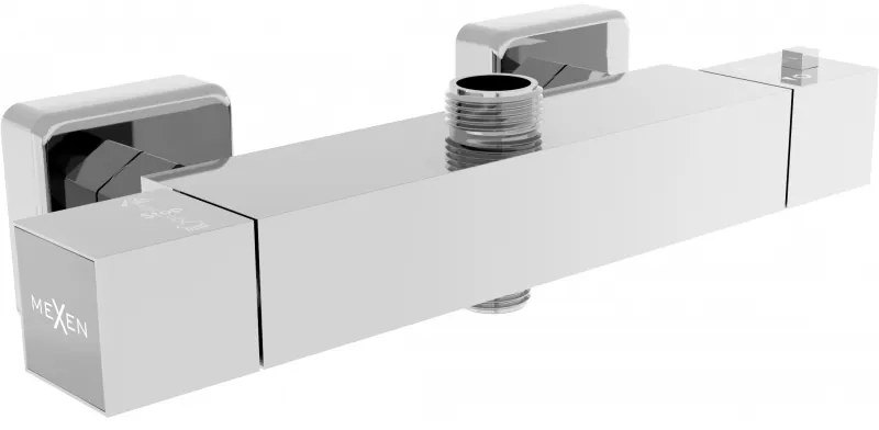 Mexen Cube termosztatikus zuhanycsapok, Króm - 77250-00