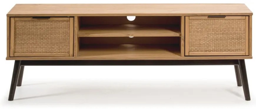 Borovi fenyő TV-állvány 140x52 cm Natasha – Marckeric