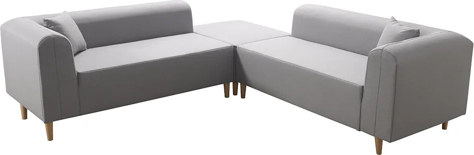 Kanapé, szürke, balos, BROKEN