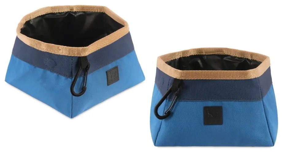 Összecsukható textil utazótálka ø 18 cm River - P.L.A.Y.