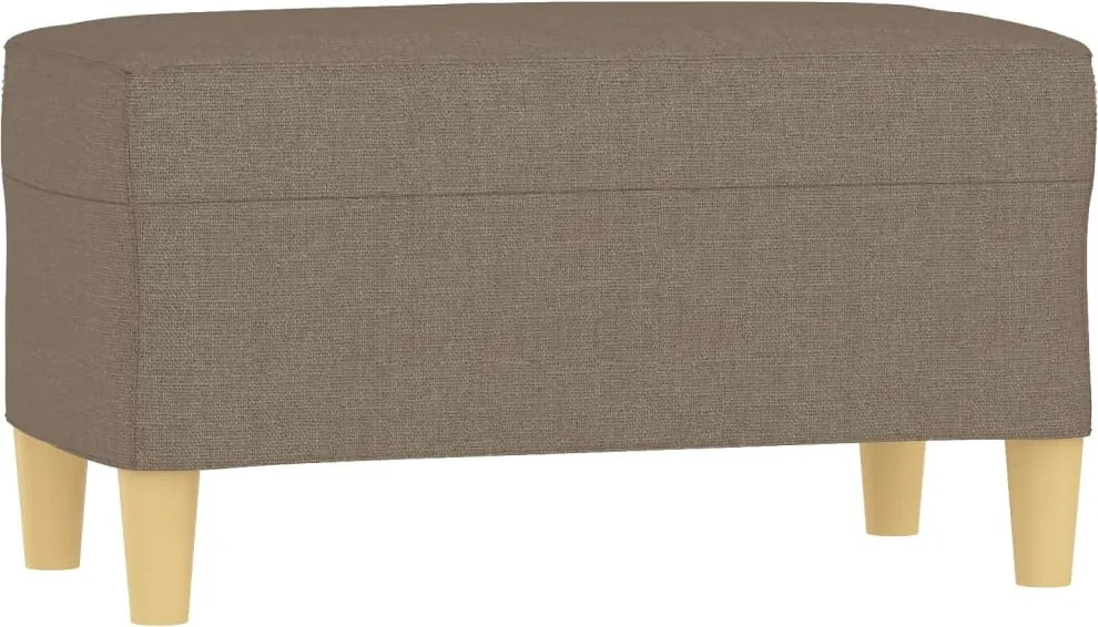 vidaXL tópszínű szövet pad 70 x 35 x 41 cm