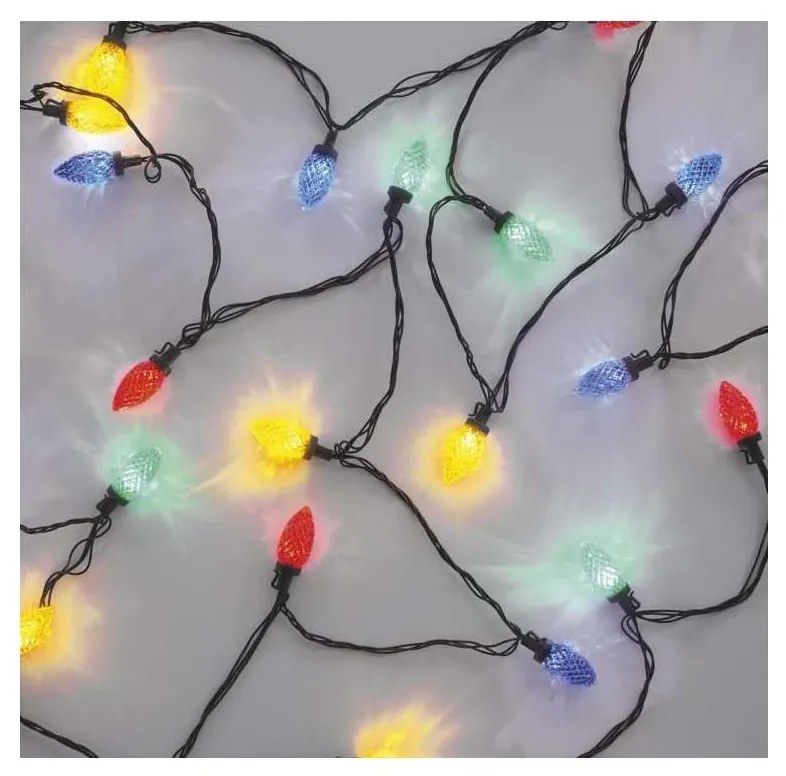 LED Karácsonyi kültéri lánc 50xLED/8 mód 14,8m IP44 többszínű