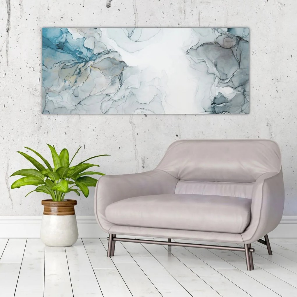 Kép - Kék márvány (120x50 cm)