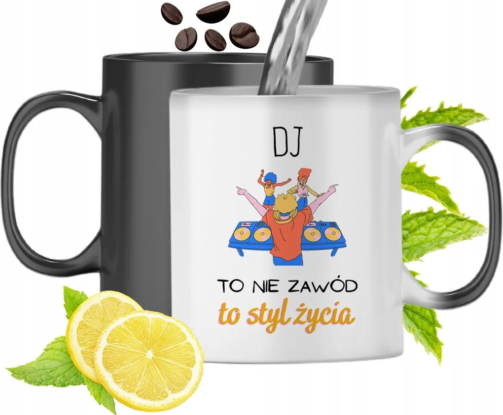 Mágikus Bögre Dj-nek Színváltós, fényképes nyomtatással