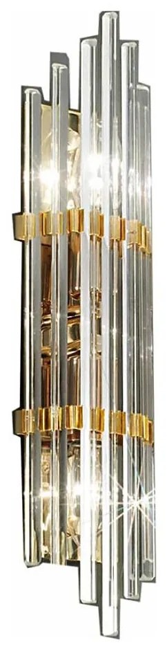 Kolarz 0342.62M.3 - Fali lámpa ONTARIO 2xE14/40W/230V 41 cm 24K arany