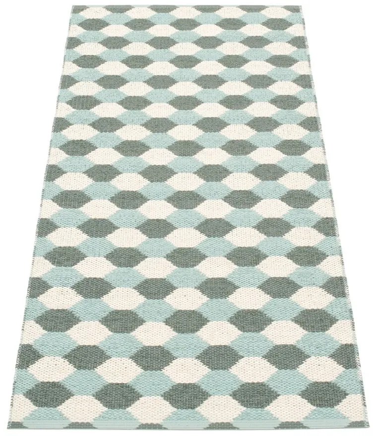 Zöld-türkiz kültéri-beltéri futószőnyeg 70x160 cm Dana Army – Pappelina