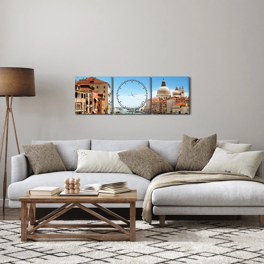 Kép - Velence (órával) (90x30 cm)