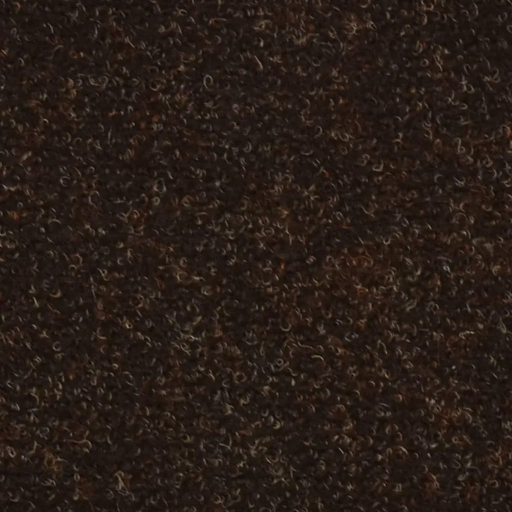15 db öntapadós lépcsőszőnyeg 65 x 21 x 4 cm barna félkör alakú nagy