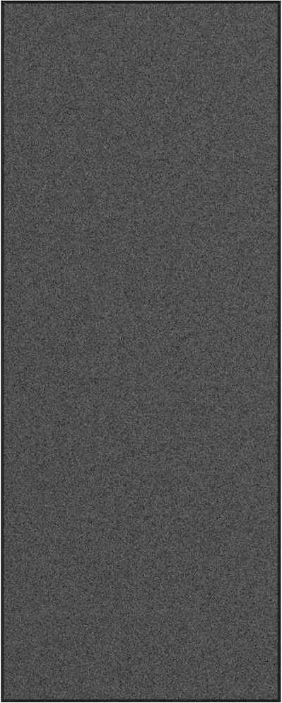 vidaXL Ajtószőnyeg Antracit és fekete 120 x 300 cm Poliamid és PVC