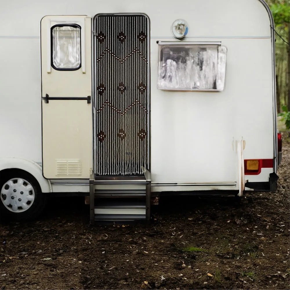 Natúr színű bambusz függöny ajtóra 90x200 cm – Maximex