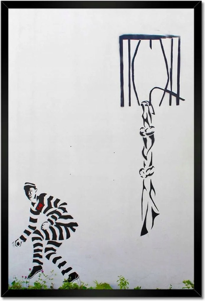 Poszterek keretben 40x60 Graffiti Utcaművészet