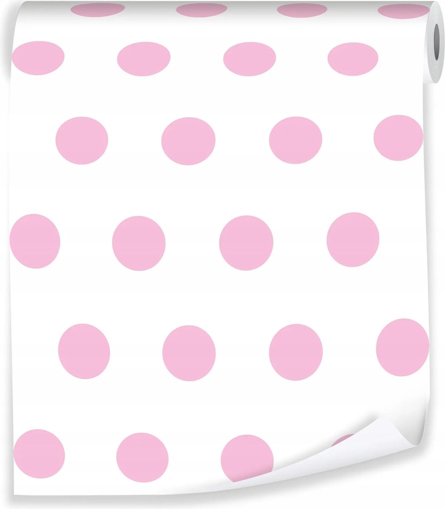 Pöttyös Tapéta Pöttyös Fali Tapéta Kislány Tekercs