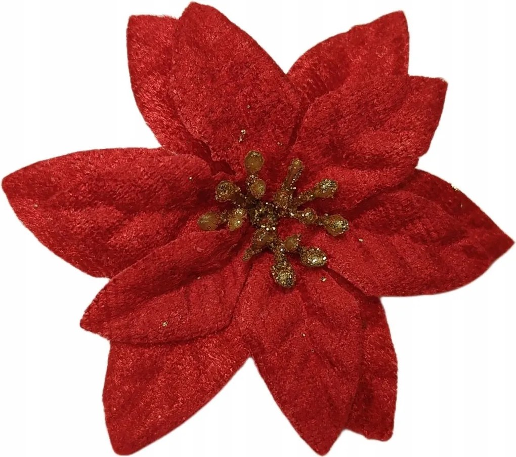 Karácsonyi mini velúr dísz 36 db-os