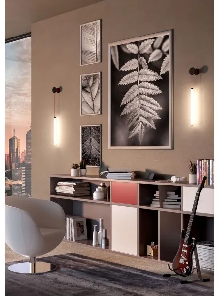 Redo 01-3304 - dimmelhető LED falilámpa SWING LED/16W/230V 3000/4000K CRI 90 fekete