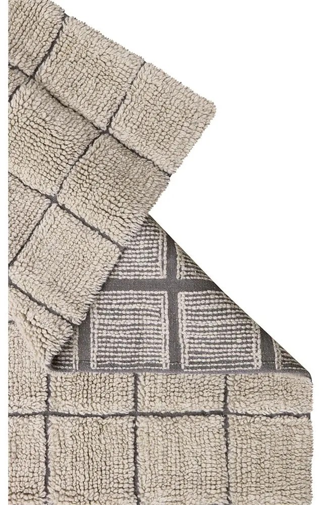 Bézs kézi szövésű gyapjú szőnyeg 170x240 cm Mosaic Sandstone – Lorena Canals
