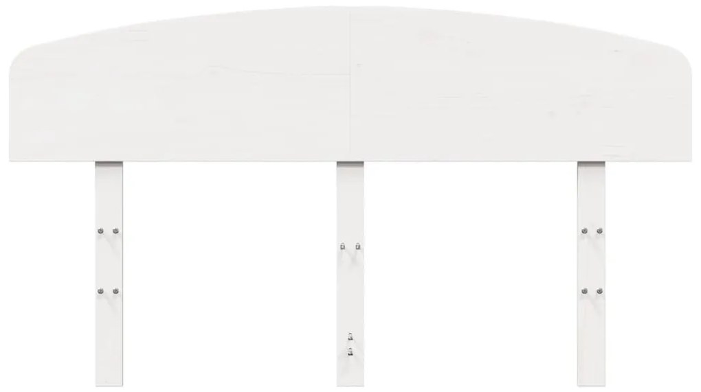fehér tömör fenyőfa fejtámla 160 cm
