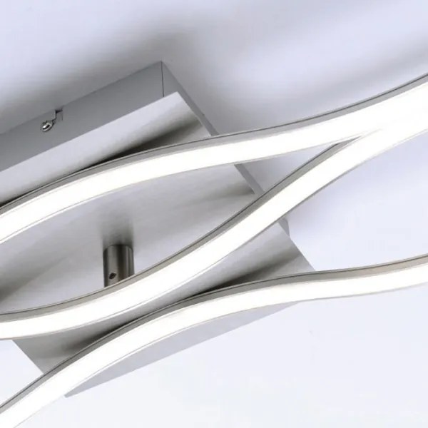 Leuchten Direkt 15167-55 -LED Felületre szerelhető csillár WAWE 2xLED/12,5W/230V+1xLED/17W