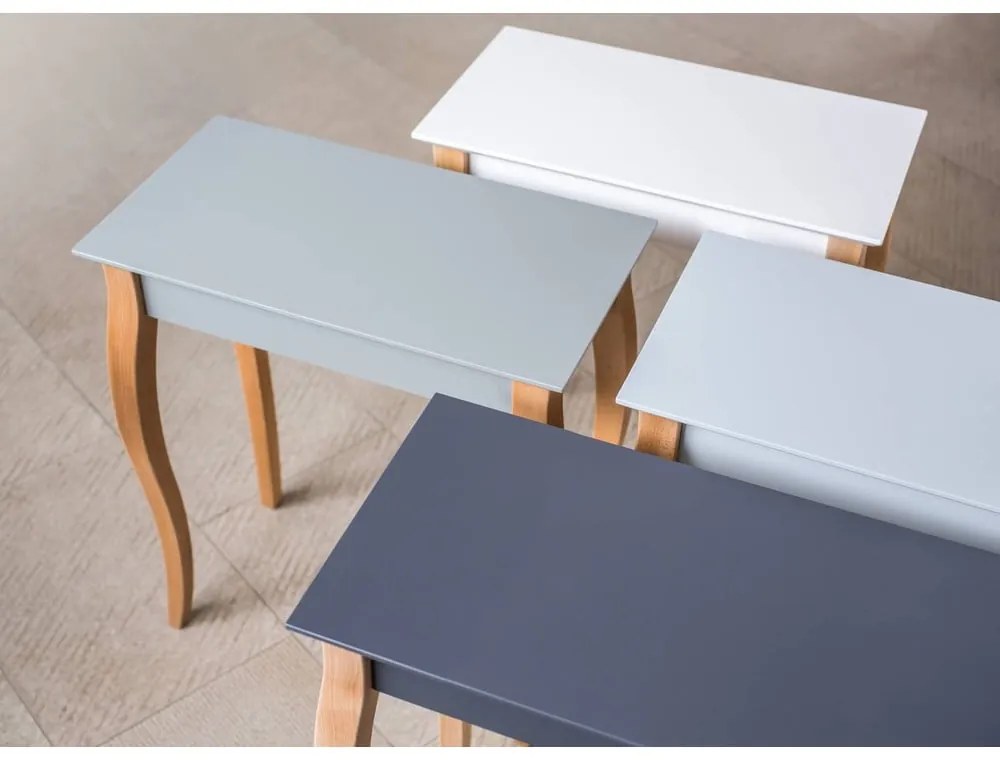 Console grafitszürke konzolasztal, hosszúság 65 cm - Ragaba