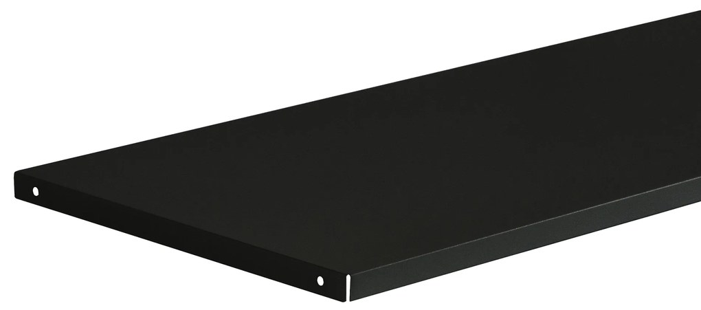 Fém polc irodai szekrényhez, 900 x 20 x 360 mm, fekete