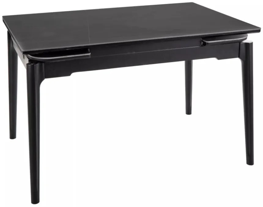 Sento bővíthető étkezőasztal fekete 120-180cm