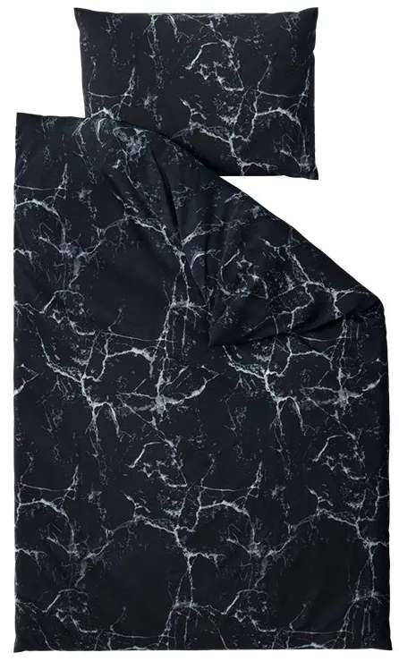 Mikroszálas ágyneműhuzat TEMPESTA fekete Ágyneműhuzat mérete: 2 db 70 x 90 cm | 200 x 220 cm