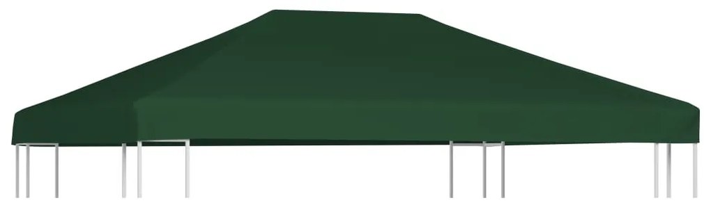 zöld pavilon tetőponyva 310 g/m², 4 x 3 m