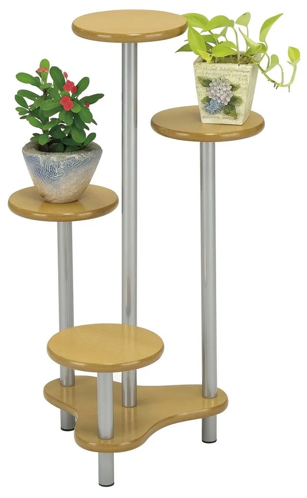 Vetro - Plus Roland virágállvány, világosbarna, 72,5 cm