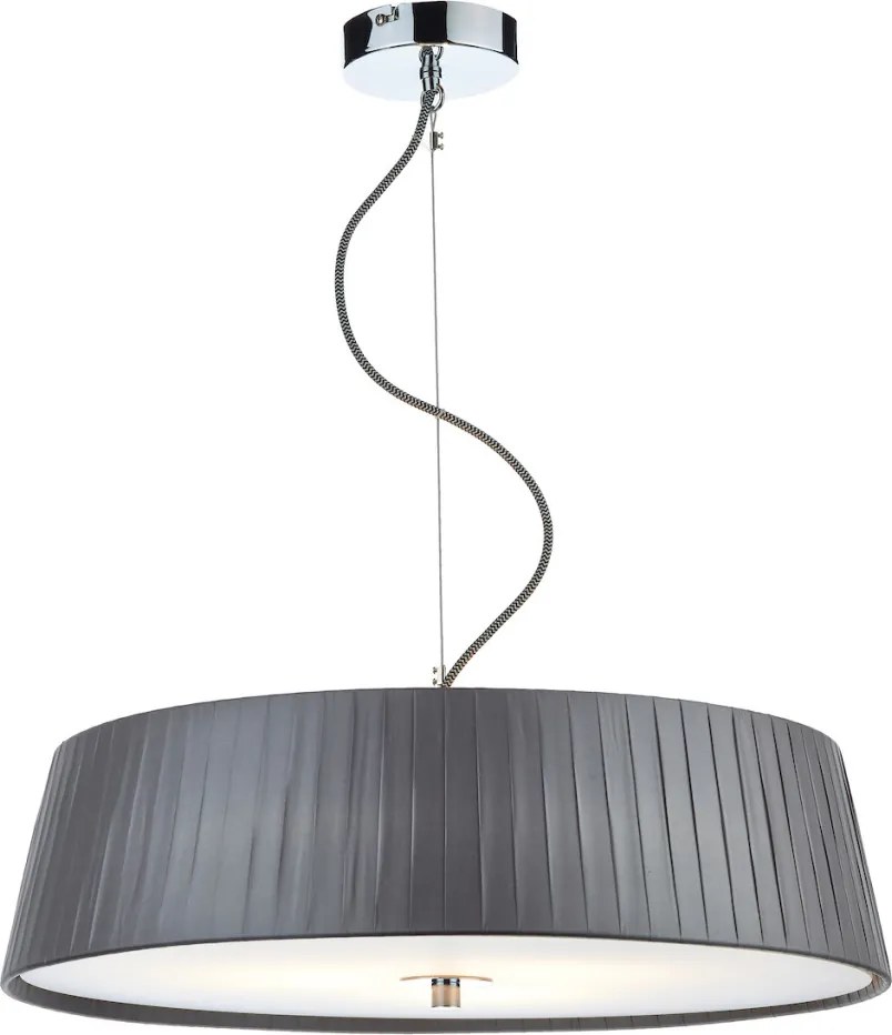DAR LIGHTING WHE0339 WHEEL Ernyős Függesztett Lámpa Szürke E27 IP20