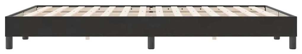 vidaXL ágykeret matrac nélkül Fekete 140x220 cm Bársony