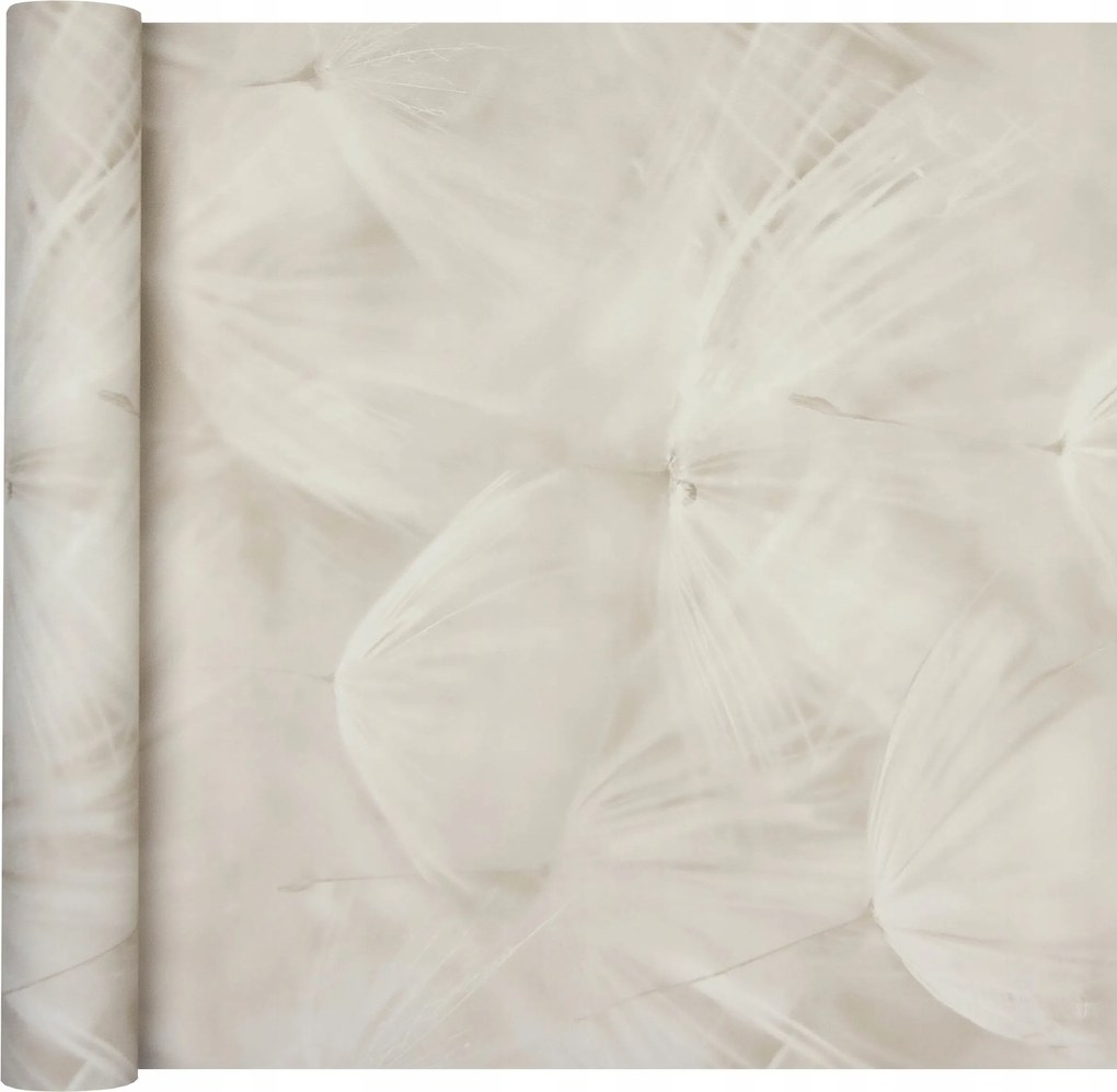 3D vinil fali tapéta nagy világos bézs pitypangok a hálószoba nappaliba