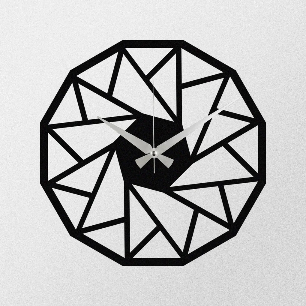 Enzoclock fém falióra, 48×48 cm – S007
