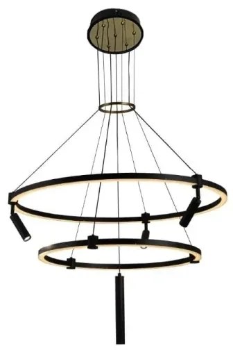 LED állítható fényerejű csillár kábellel LED/140W/230V 3000-6500K + DO