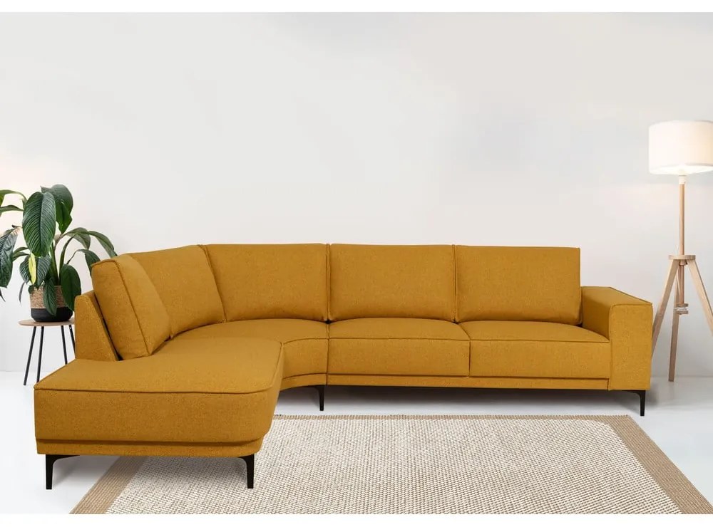 Mustársárga sarokkanapé (bal oldali) Copenhagen – Scandic