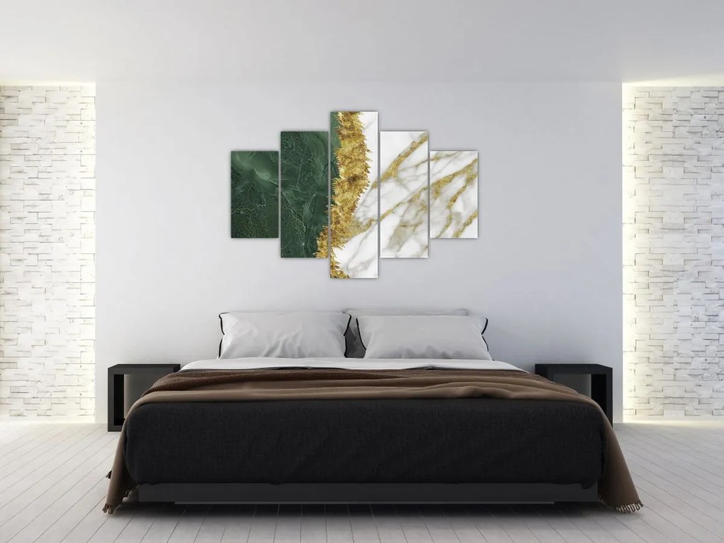 Kép - Zöld márvány N⁰1 (150x105 cm)
