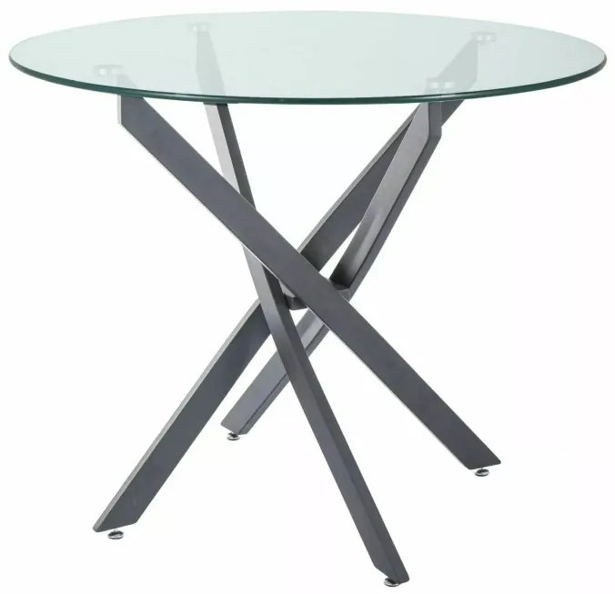 Agis Asztal Kerek 90cm fekete