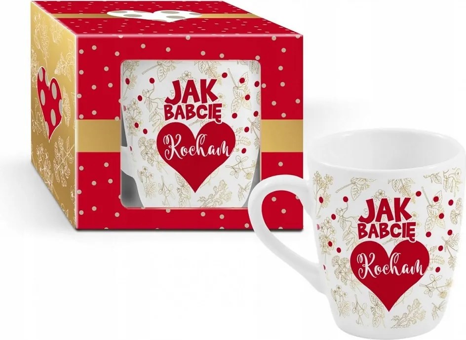 Hordó bögre Nagymama napja Ahogy a nagymamát szeretem