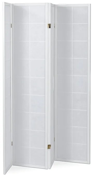 Fehér Tömörfa Paraván. EF-E804 WT