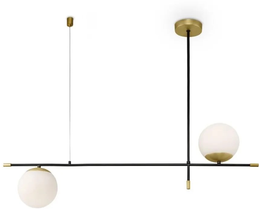 Maytoni MOD048PL-02G - Csillár rúdon NOSTALGIA 2xE14/40W/230V