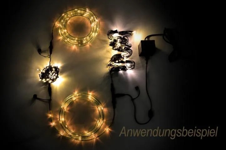 NEXOS diLED fényháló 200 LED meleg fehér adapter nélkül