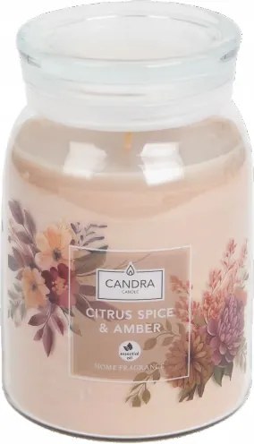 Citrus Spice &amp; Amber illatgyertya