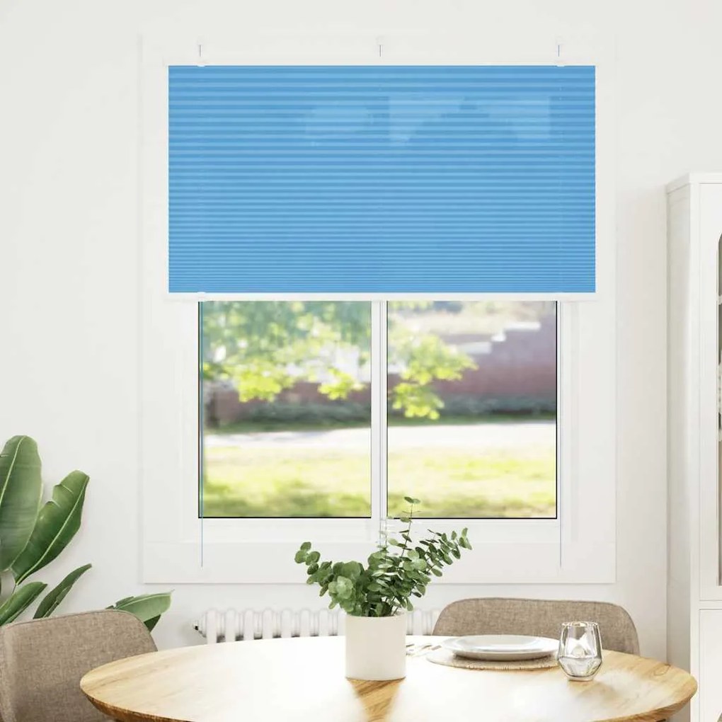 pliszírozott redőny kék 105x150 cm Szövetszélesség 104,4 cm