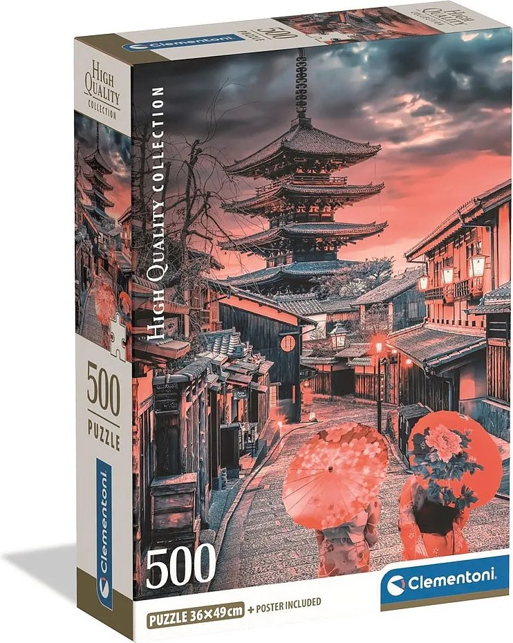 Japán Evening in Kyoto 500 db-os Compact puzzle Clementoni