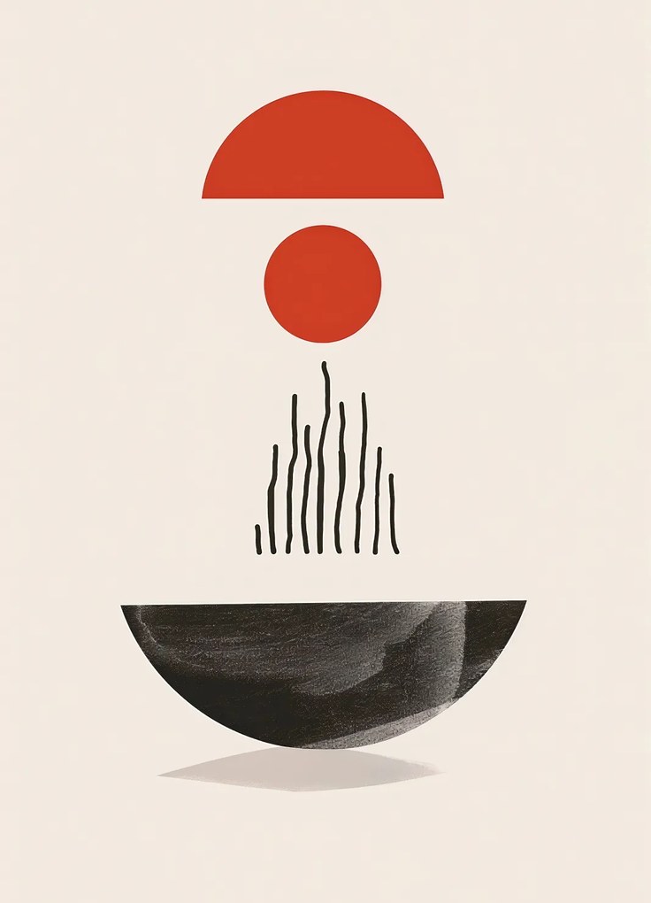 Poszter 20,5x28,4cm Félkör alakú forma