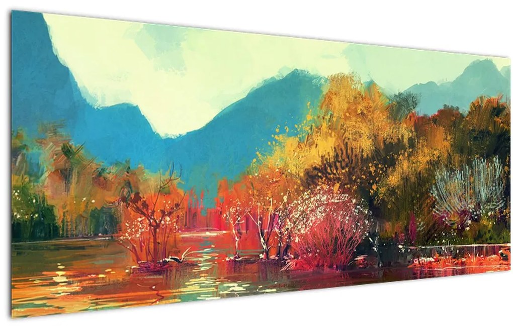 Kép - őszi színek (120x50 cm)